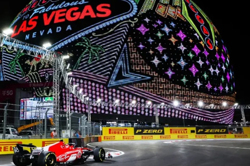 Velocidad y neones: Franco Colapinto revela cómo es una vuelta a fondo en el Gran Premio de Las&nbsp;Vegas