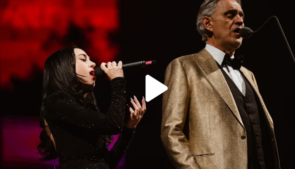Magia inesperada: Andrea Bocelli invita a Nicki Nicole a cantar el clásico “Vivo per lei” en&nbsp;vivo