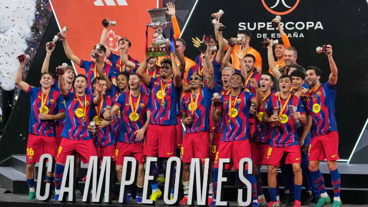 Barcelona venció 3-2 al Real Madrid y se consagró campeón de la Supercopa de&nbsp;España